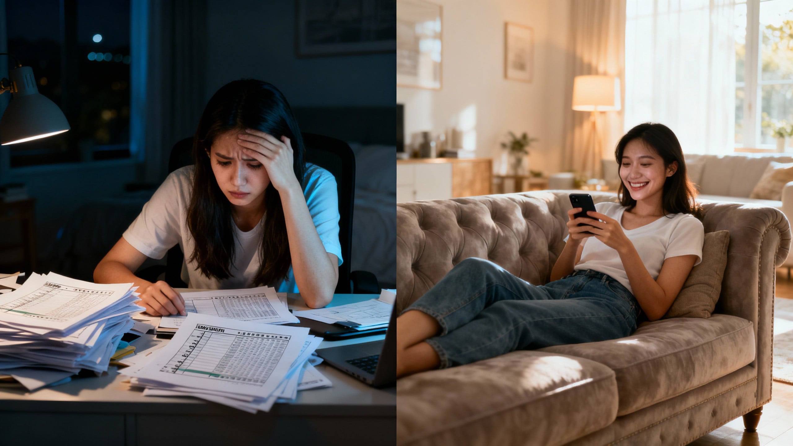 Team collaborating in a sleek workspace