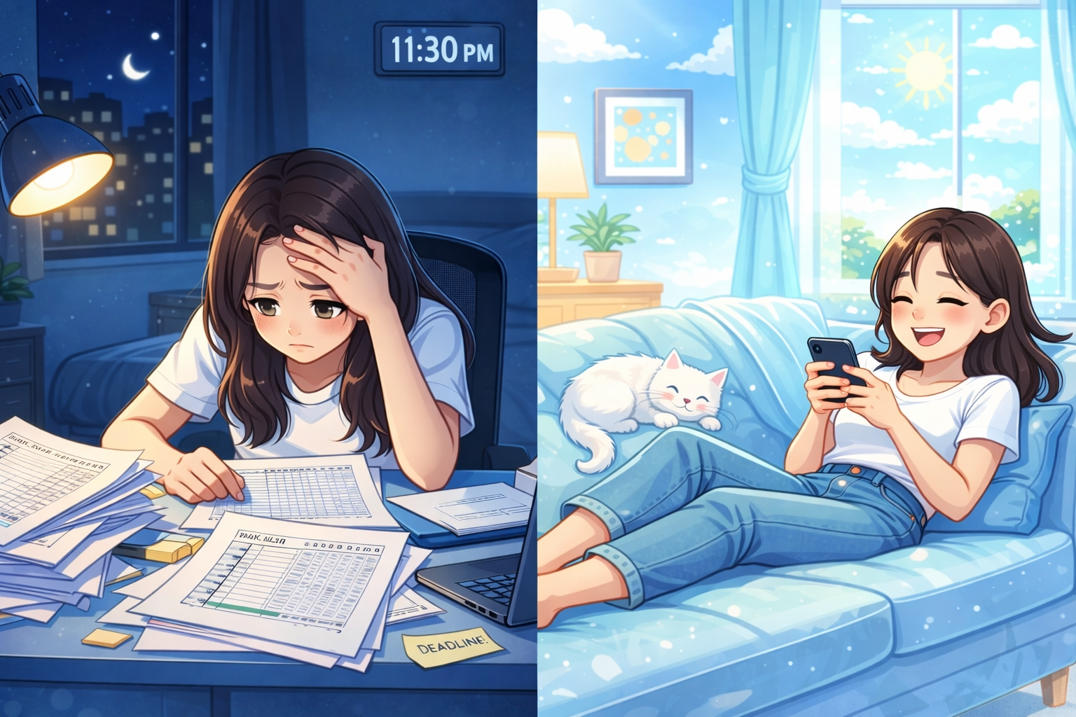 Team collaborating in a sleek workspace